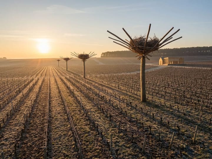 Autre esquisse — Nils-Udo, artiste Land Art, perspective 3D par Koja Studio