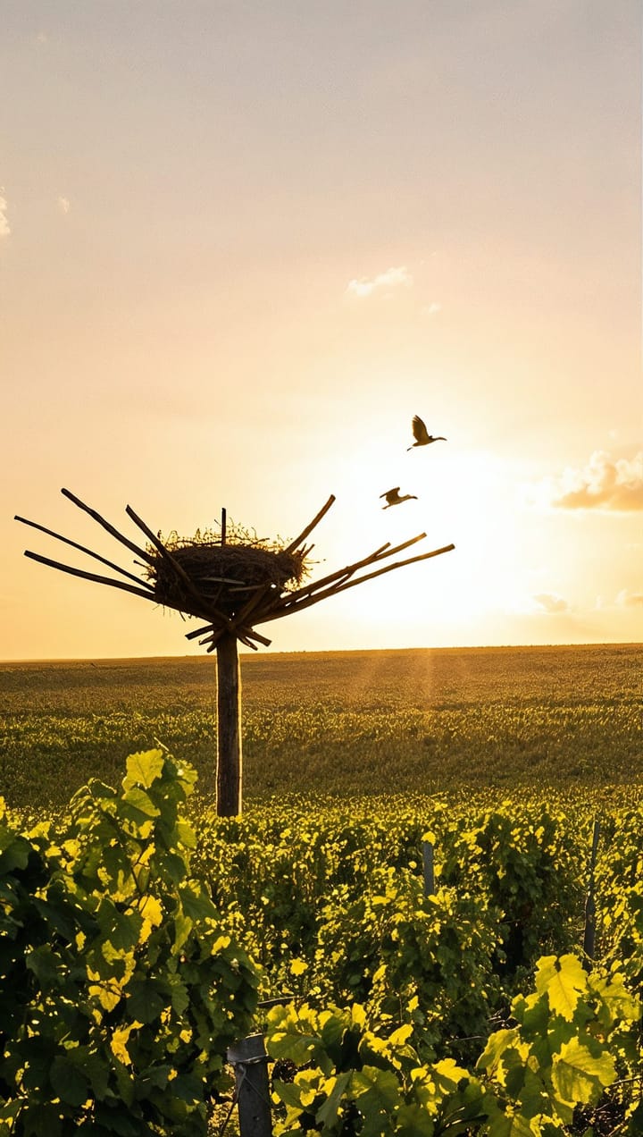Installation artistique in situ — Nils-Udo, artiste Land Art · Reims · Projet lauréat, perspective 3D par Koja Studio