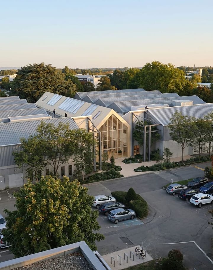 Autre esquisse, vue aérienne — Tourret Architectes, perspective 3D par Koja Studio
