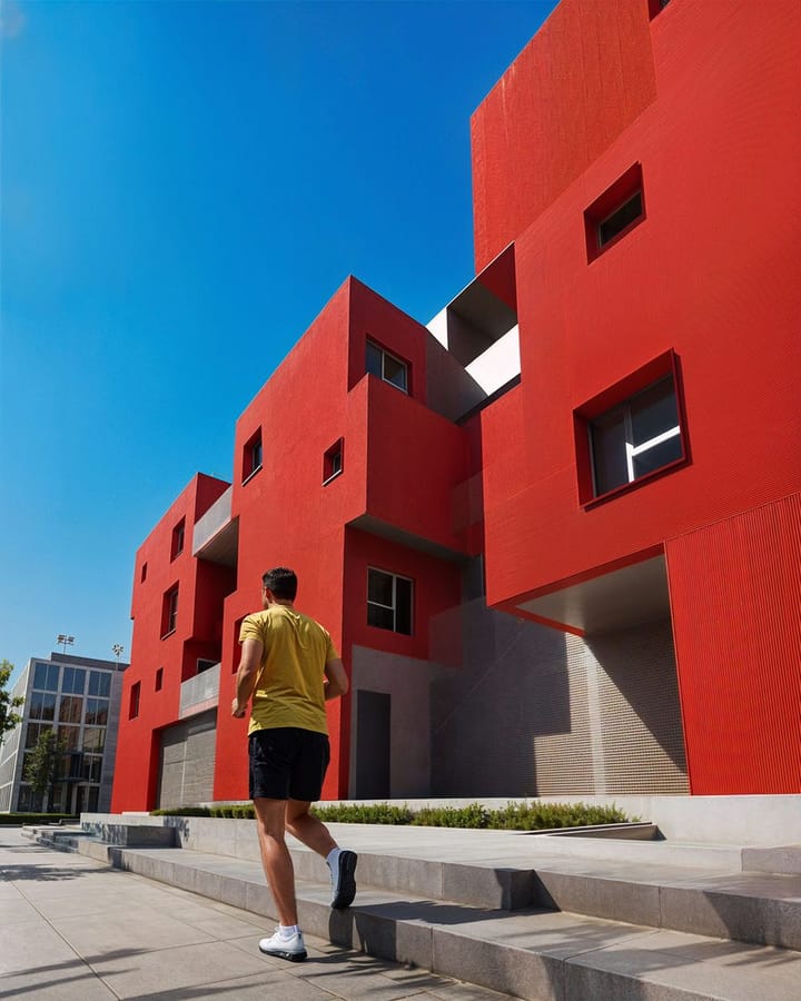Ensemble de logements — LOHA · Los Angeles, États-Unis · 2025 · Projet lauréat, perspective 3D par Koja Studio