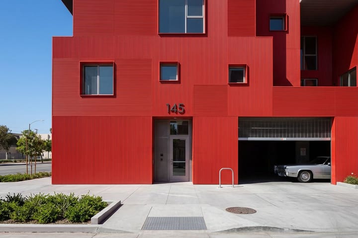 Ensemble de logements — LOHA · Los Angeles, États-Unis · 2025 · Projet lauréat, perspective 3D par Koja Studio