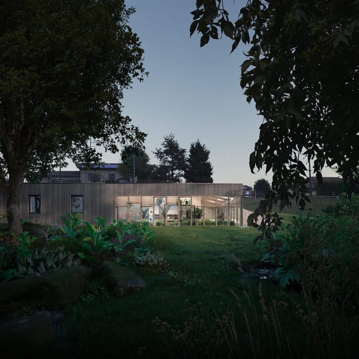 Maison individuelle — Architekdesign · Cours-la-Ville · 2024, perspective 3D par Koja Studio