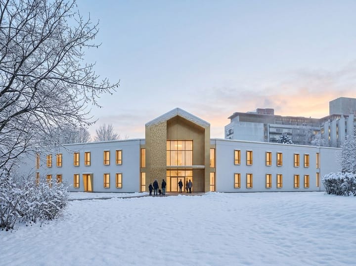 EHPAD — AACT+ et Tourret Architectes · Dole · 2026, perspective 3D par Koja Studio