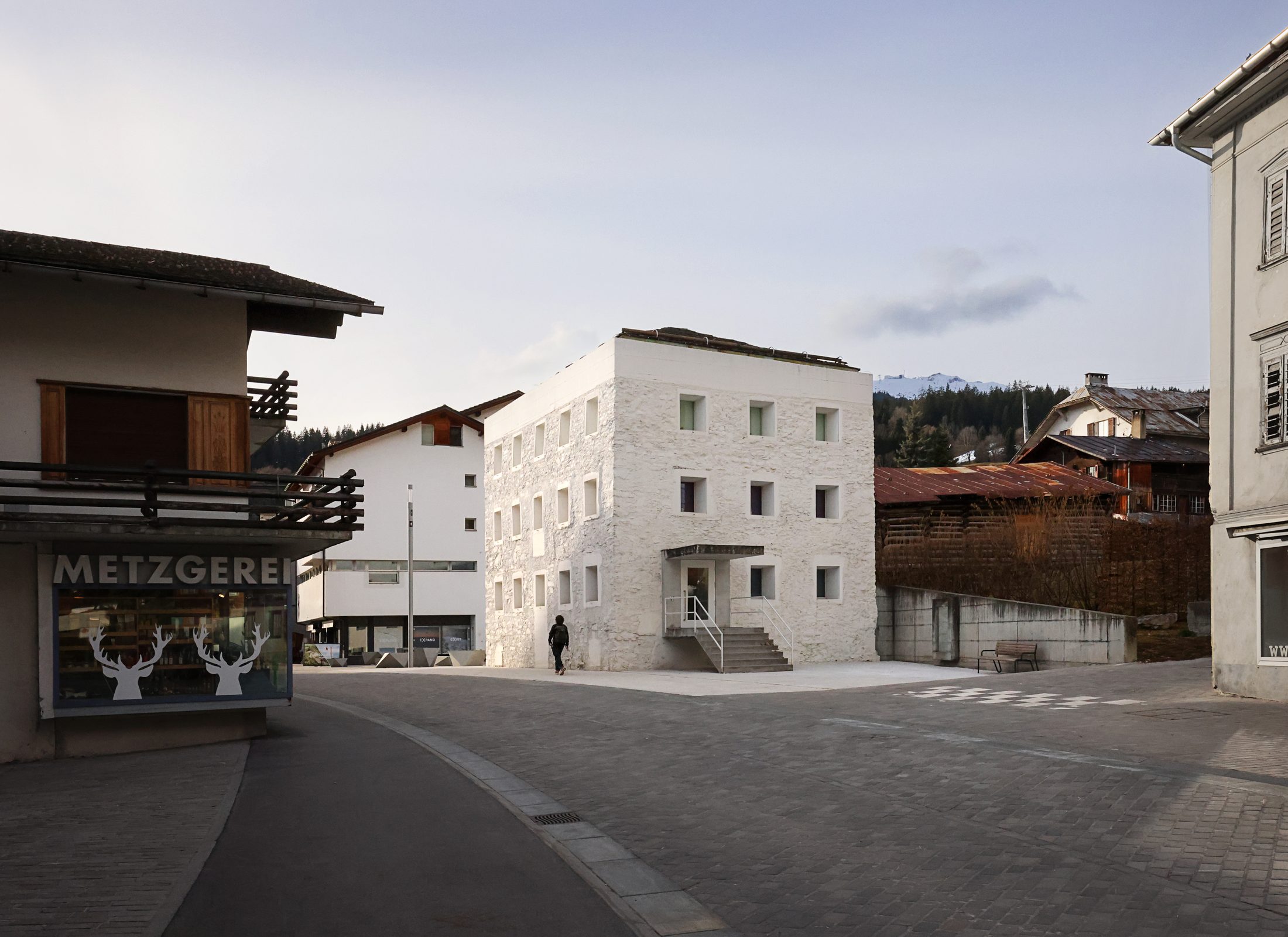 La Maison Jaune — Rudolf Olgiati, Flims, Suisse — photographie Koja Studio, vue 8