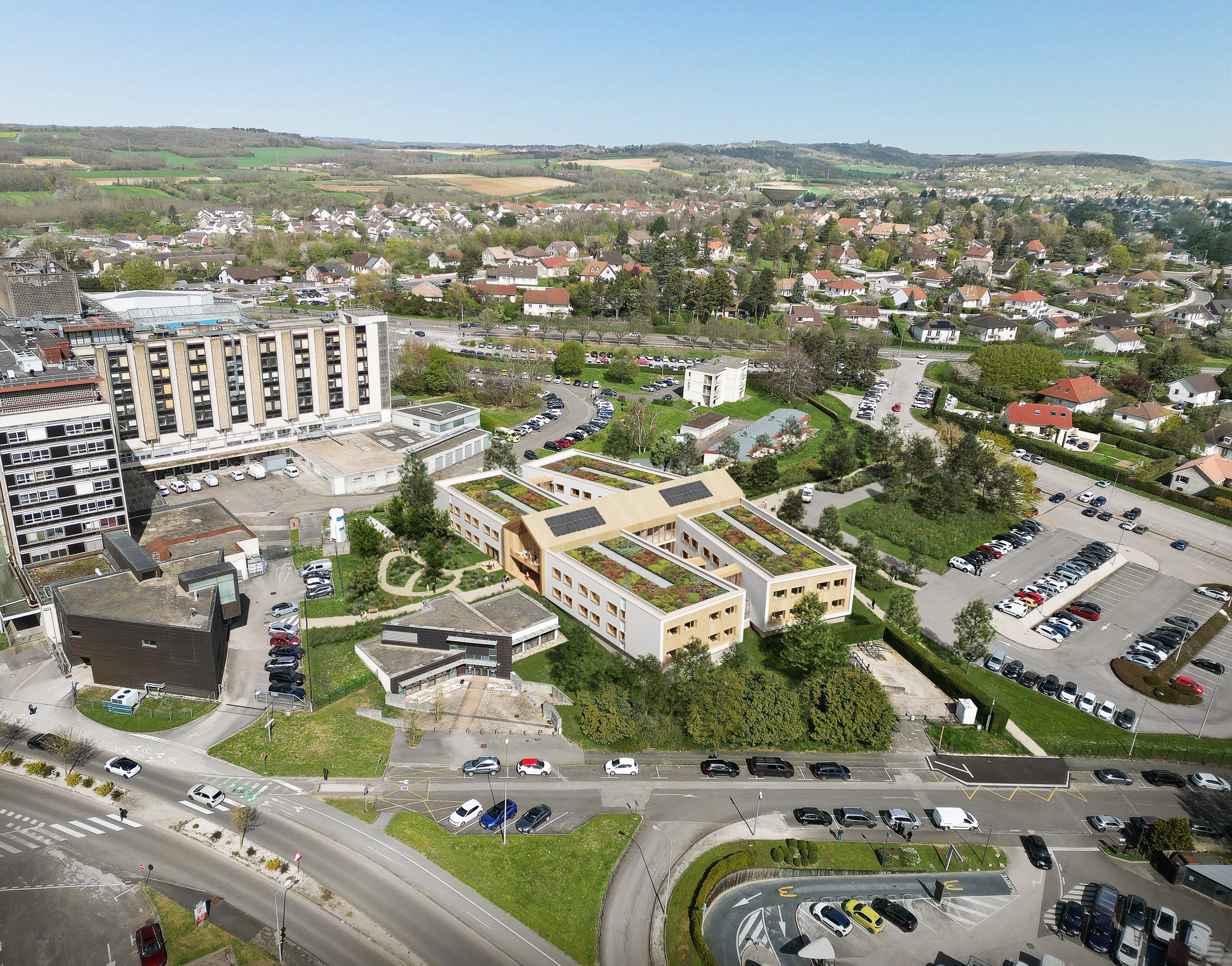EHPAD — AACT+ et Tourret Architectes · Dole · 2026 — vue 2