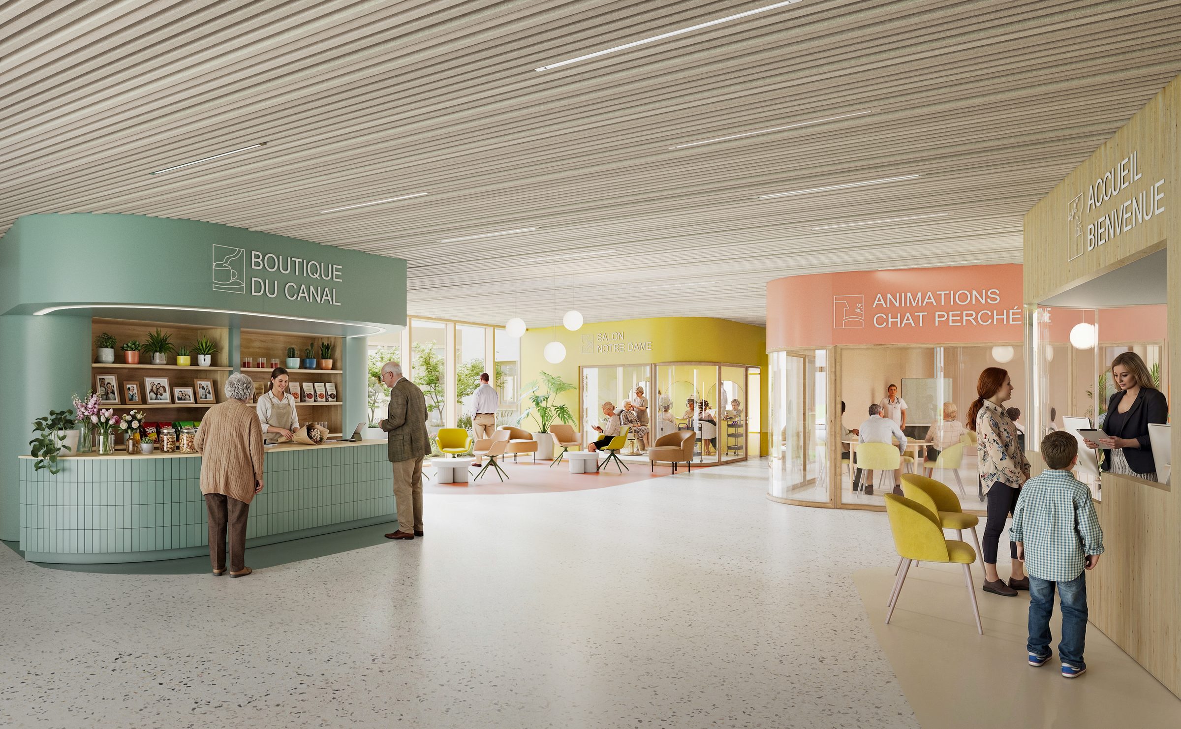 EHPAD — AACT+ et Tourret Architectes · Dole · 2026 — vue 3