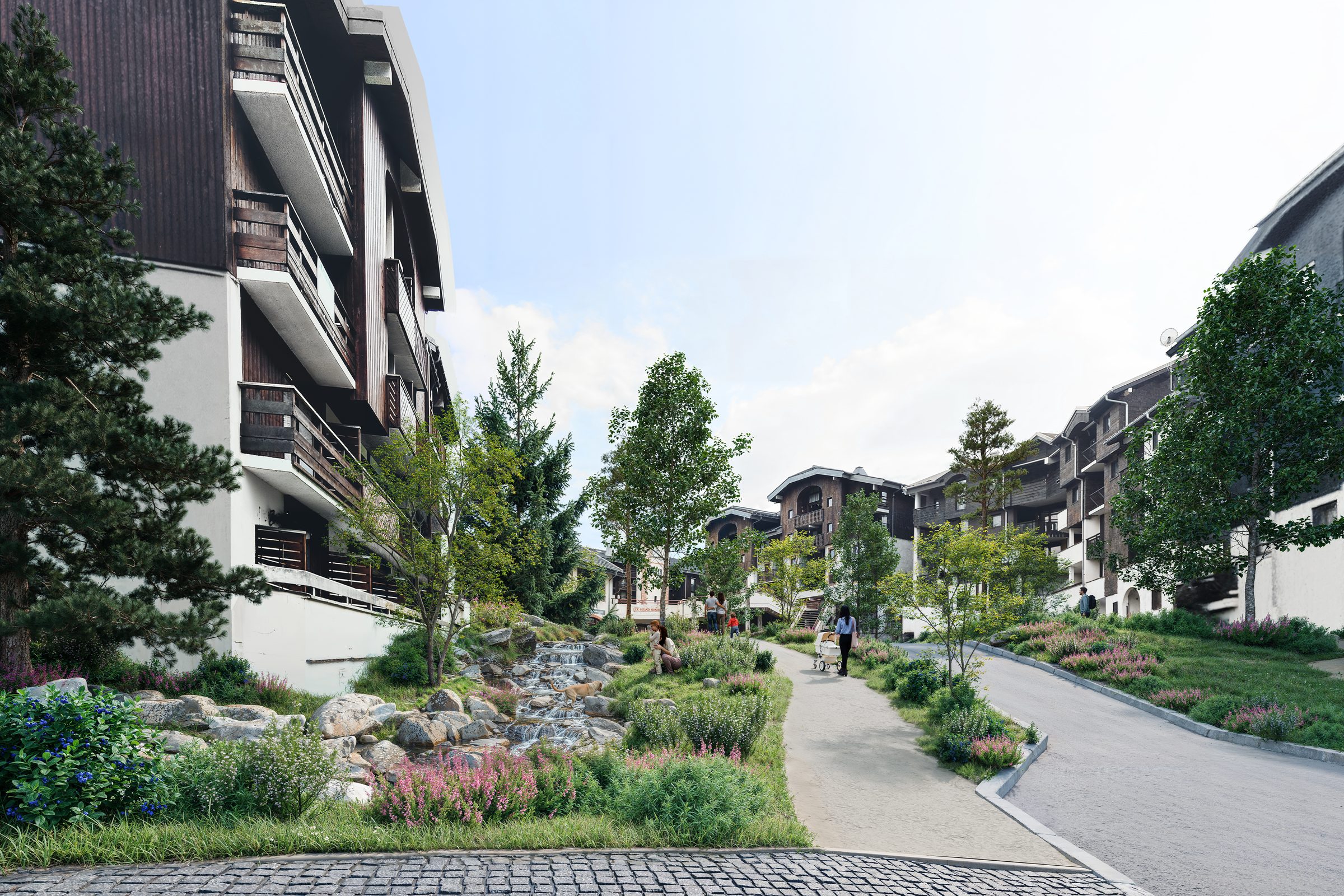 Projet urbain et paysage — Atelier LJN · Morillon · 2024 — vue 2