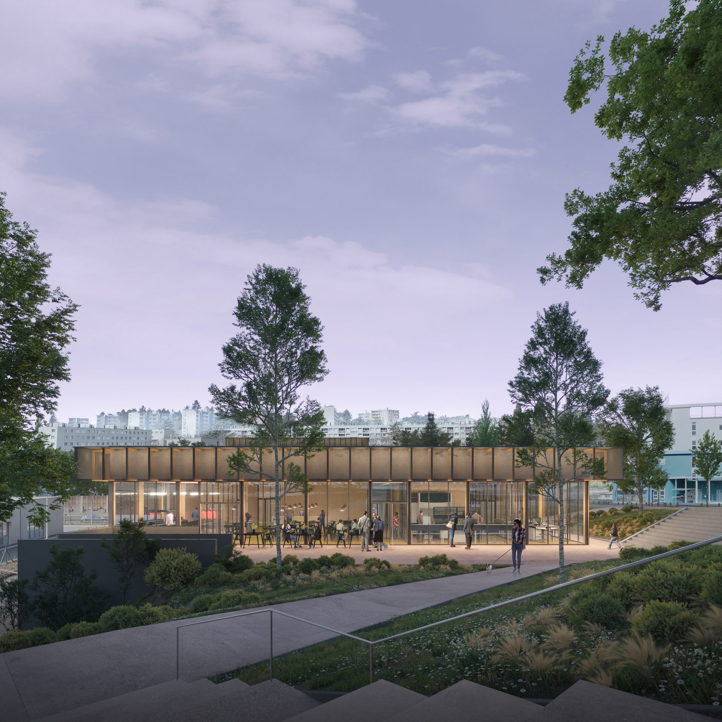 Centre socio-culturel — Atelier PNG · Saint-Étienne · 2022 — vue 2