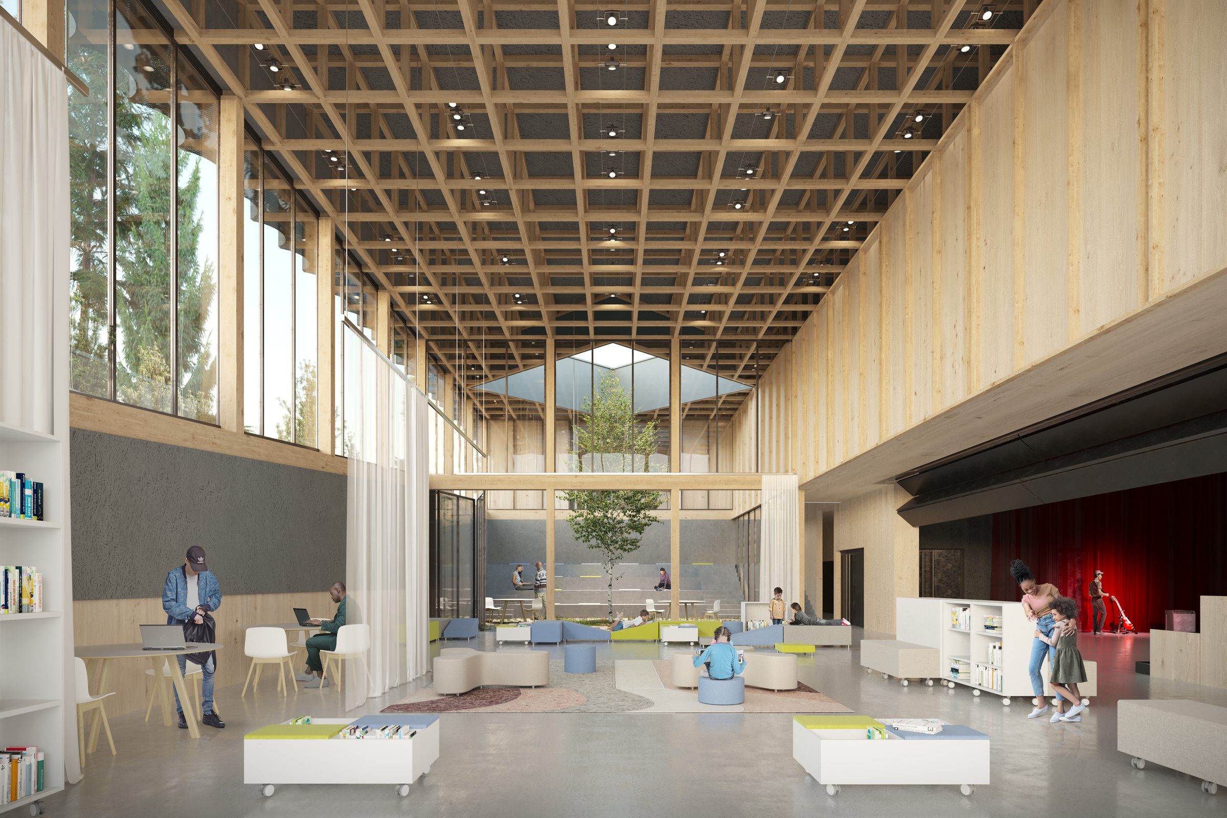 Centre socio-culturel — Atelier PNG · Saint-Étienne · 2022 — vue 3