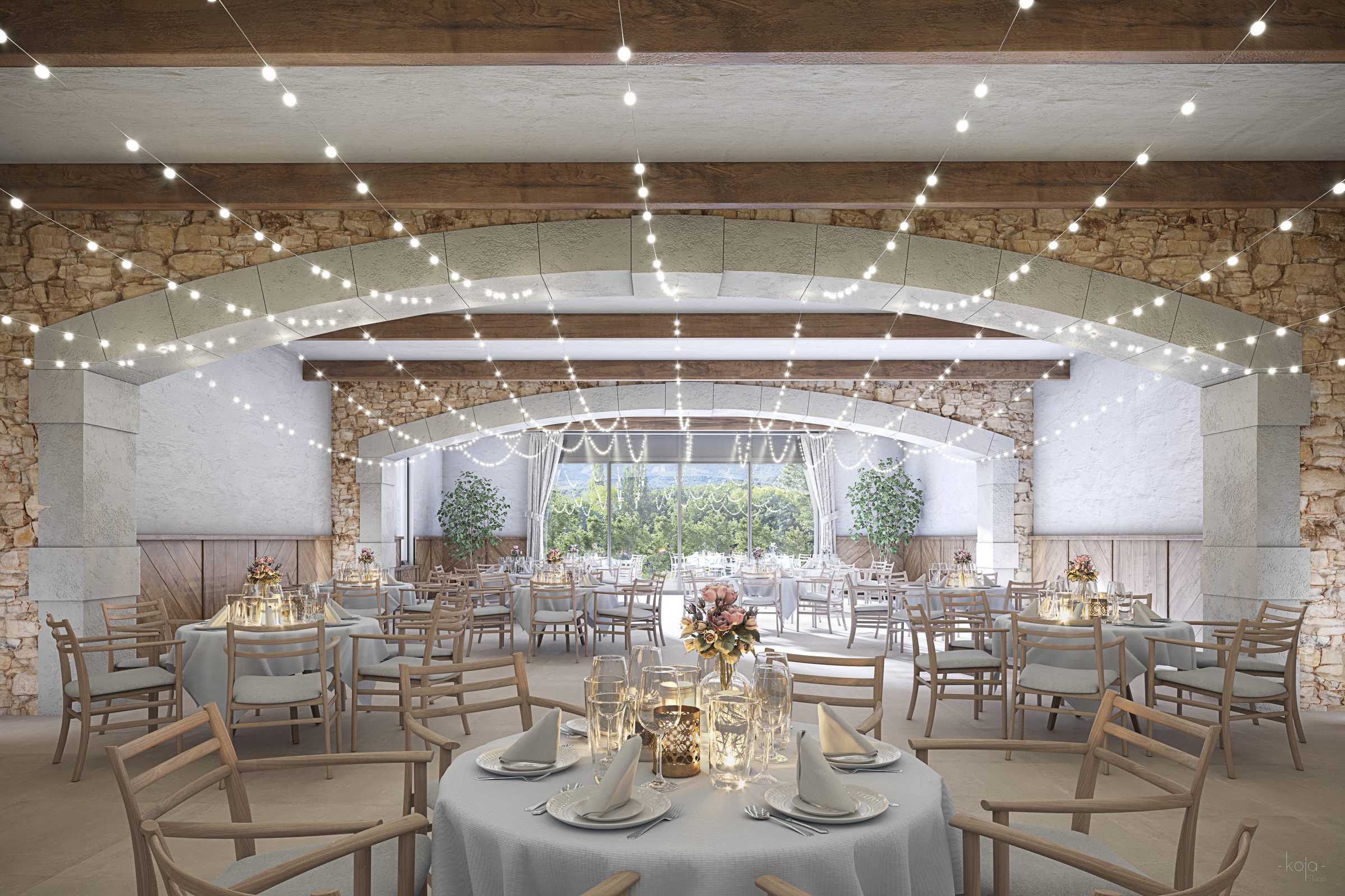 Rénovation d'un corps de ferme — Esteve & Dutriez · Ardèche · 2020 — vue 2