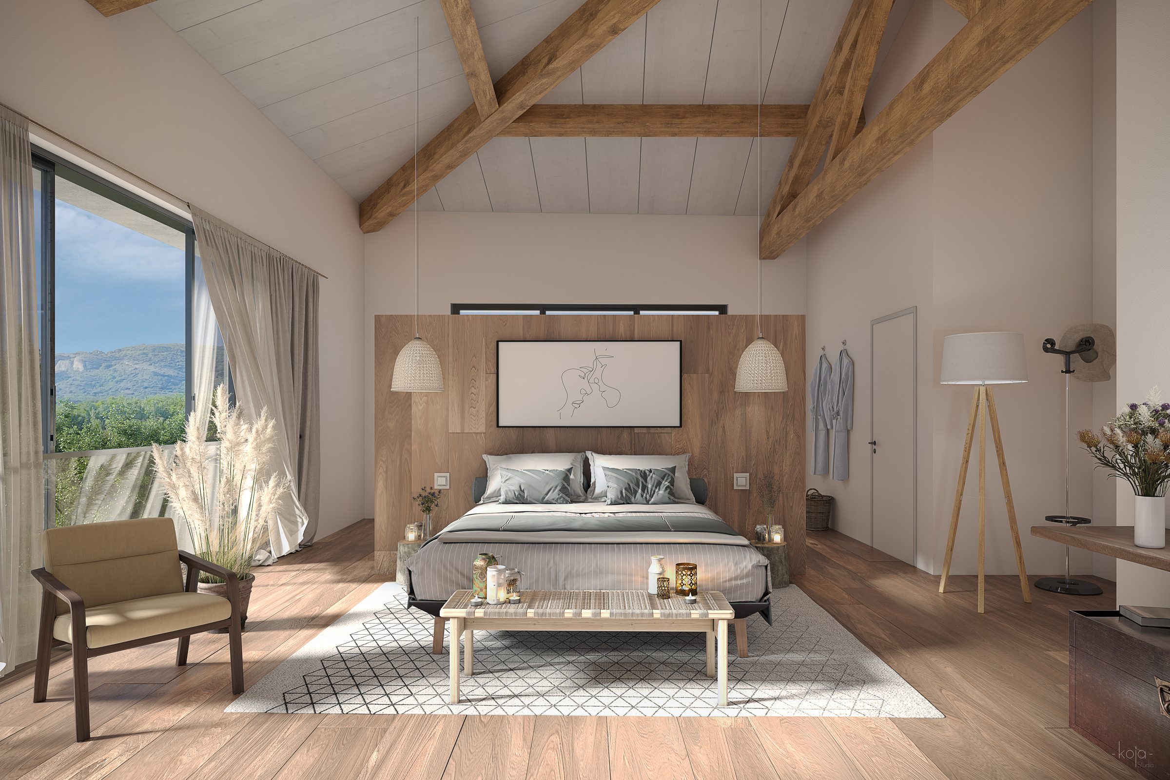 Rénovation d'un corps de ferme — Esteve & Dutriez · Ardèche · 2020 — vue 3