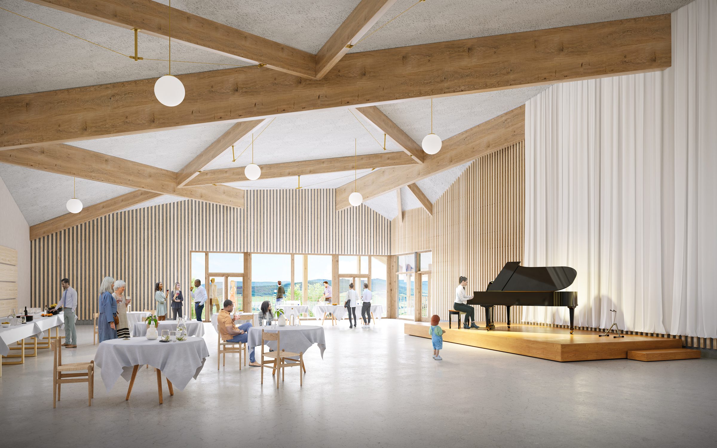 Équipement polyvalent — Fabriques Architectures et Paysages · Pommiers · 2023 — vue 2