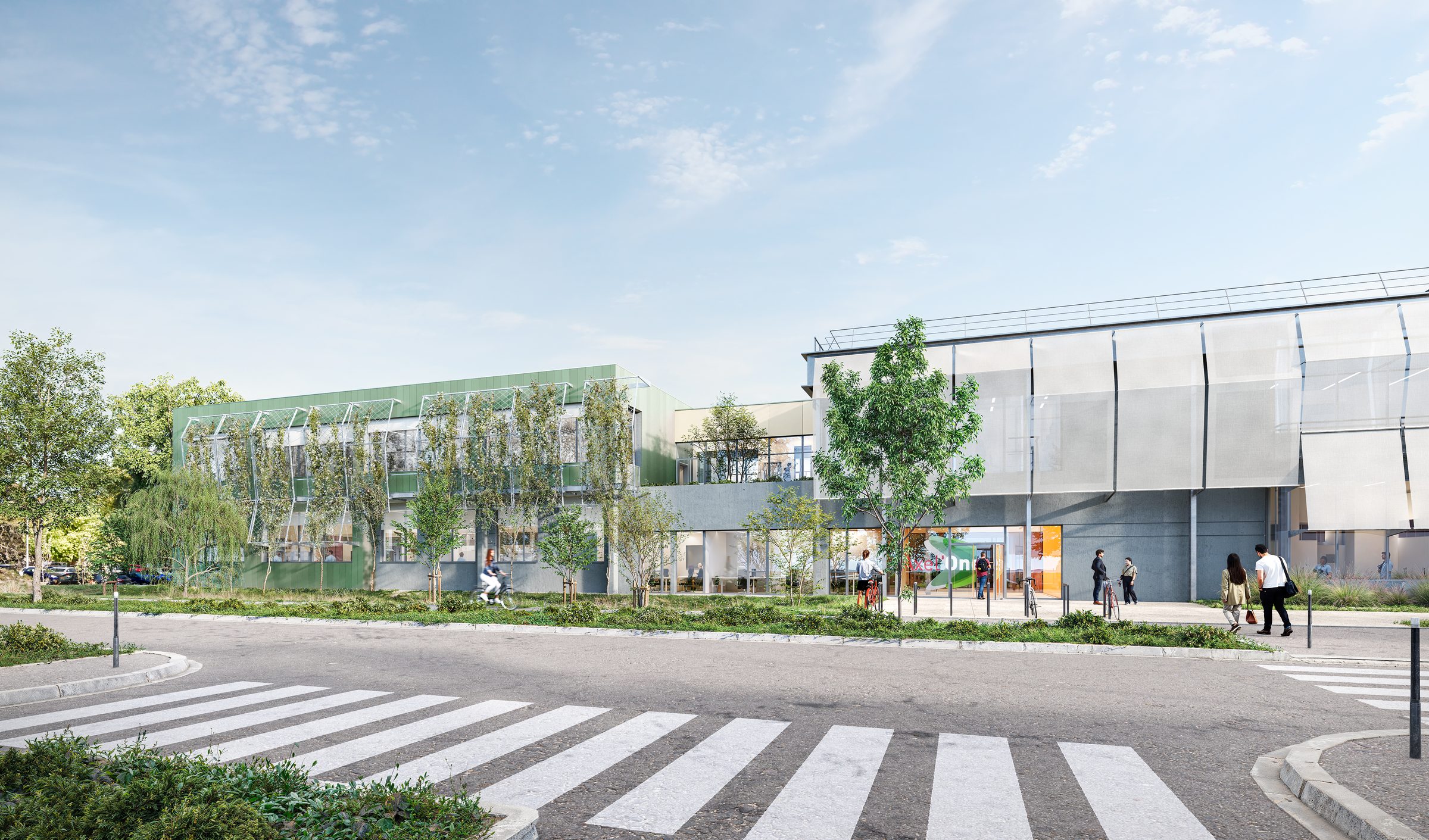 Centre de recherche et universitaire — Grand Angle Architecture · Lyon · 2024 — vue 2