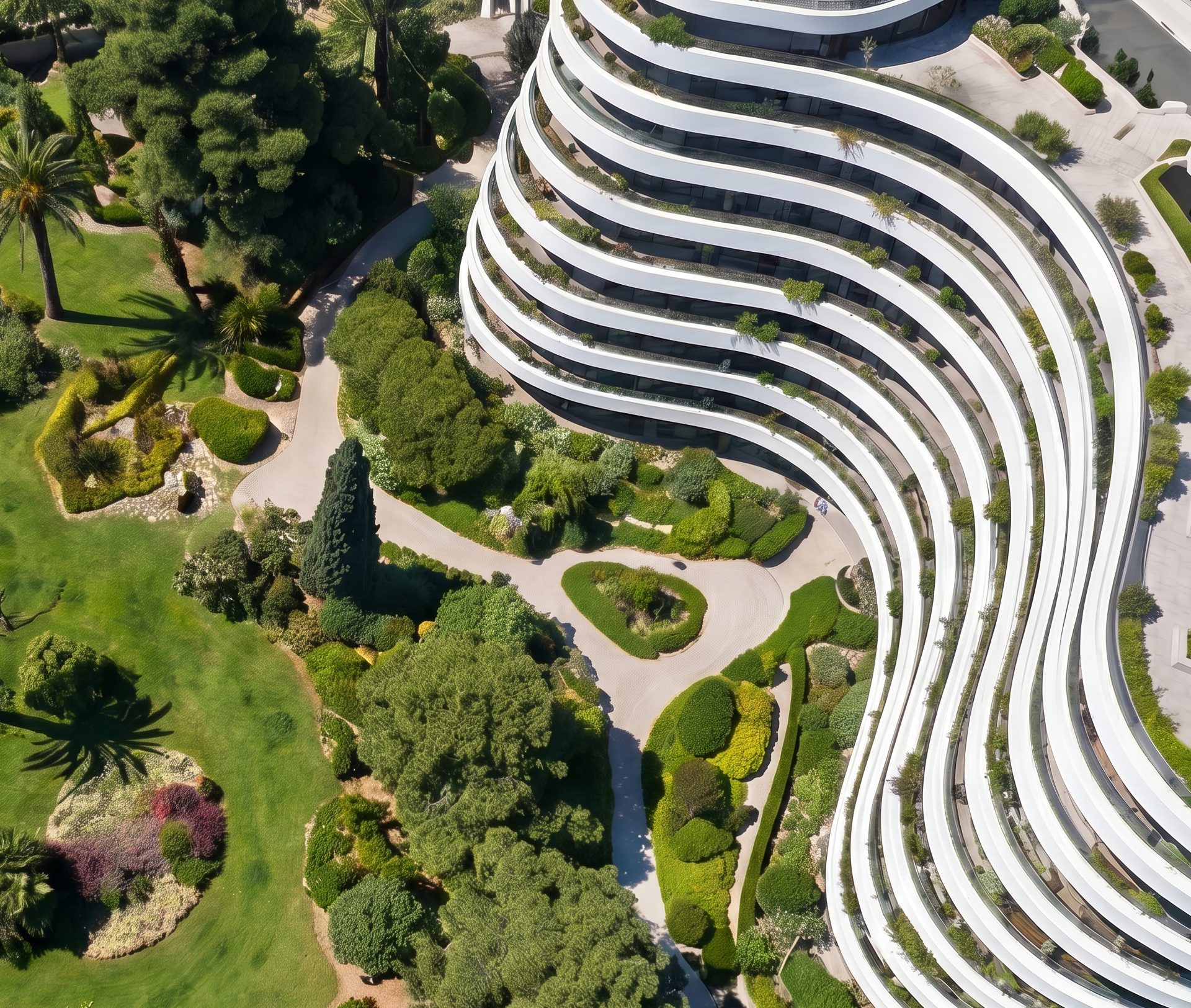 Ensemble de logements — Modena Gradnja · Budva, Monténégro · 2025 · Projet lauréat — vue 3