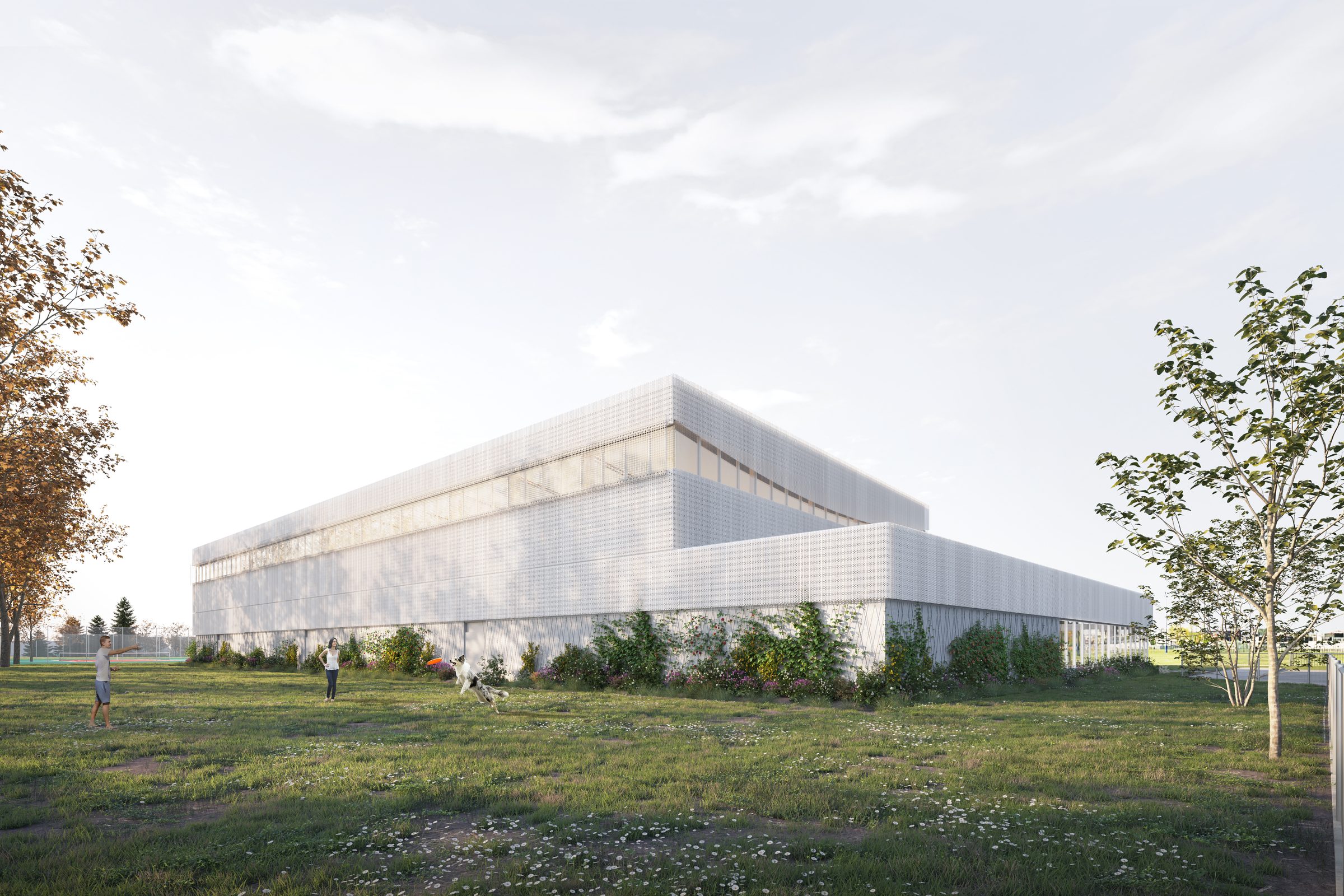Équipement sportif — Tectoniques · Meyzieu · 2022 — vue 3