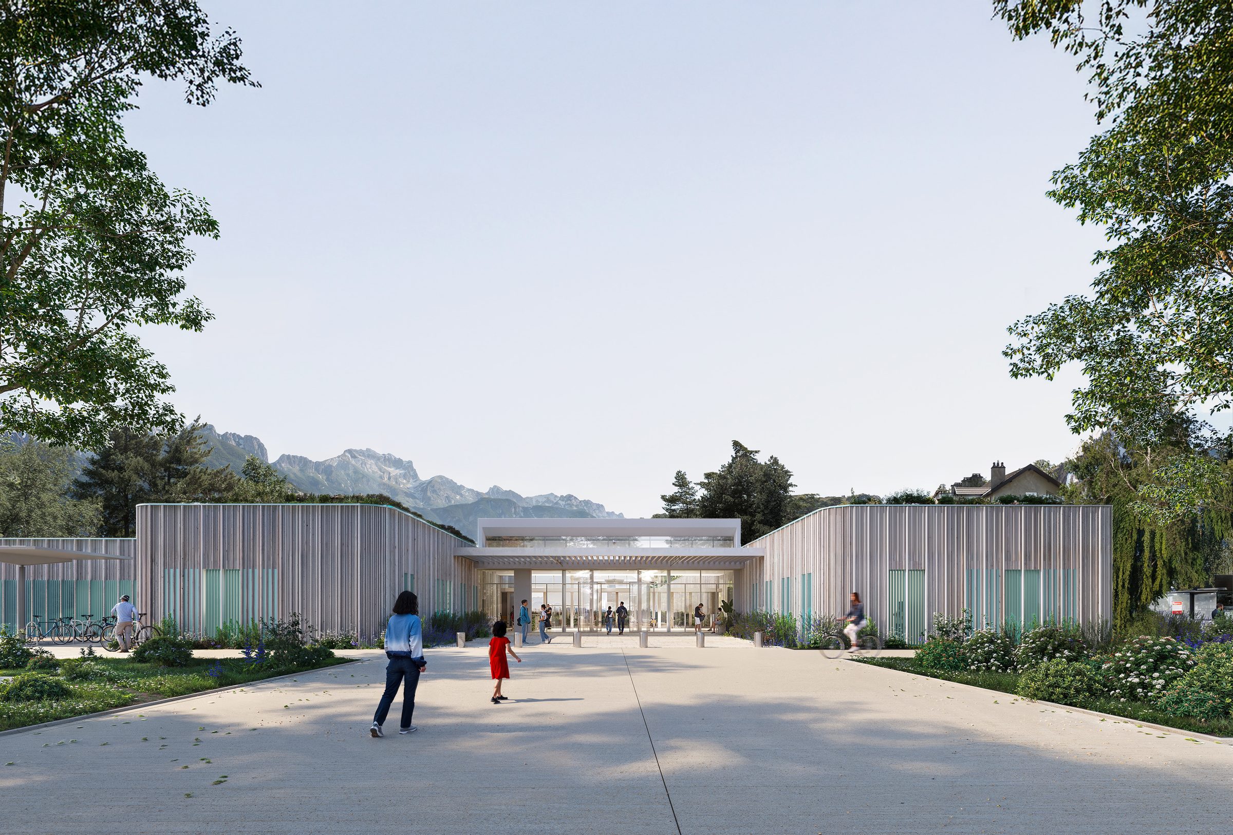 Centre nautique — TNA Architectes · Annecy · 2025 · Projet lauréat — vue 3