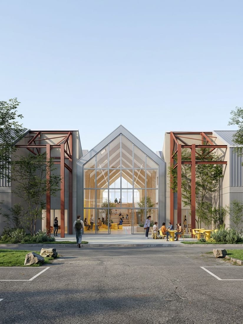Esquisse — Tourret Architectes, perspective 3D par Koja Studio